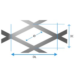 DL (diagonal larga) - DC (Diagonal corta)