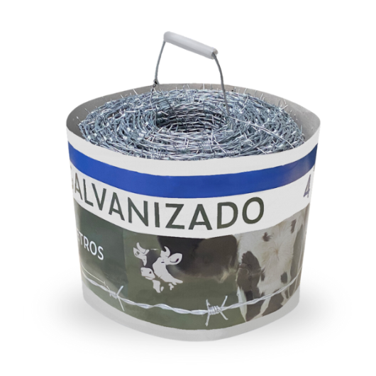 Alambre espino galvanizado...